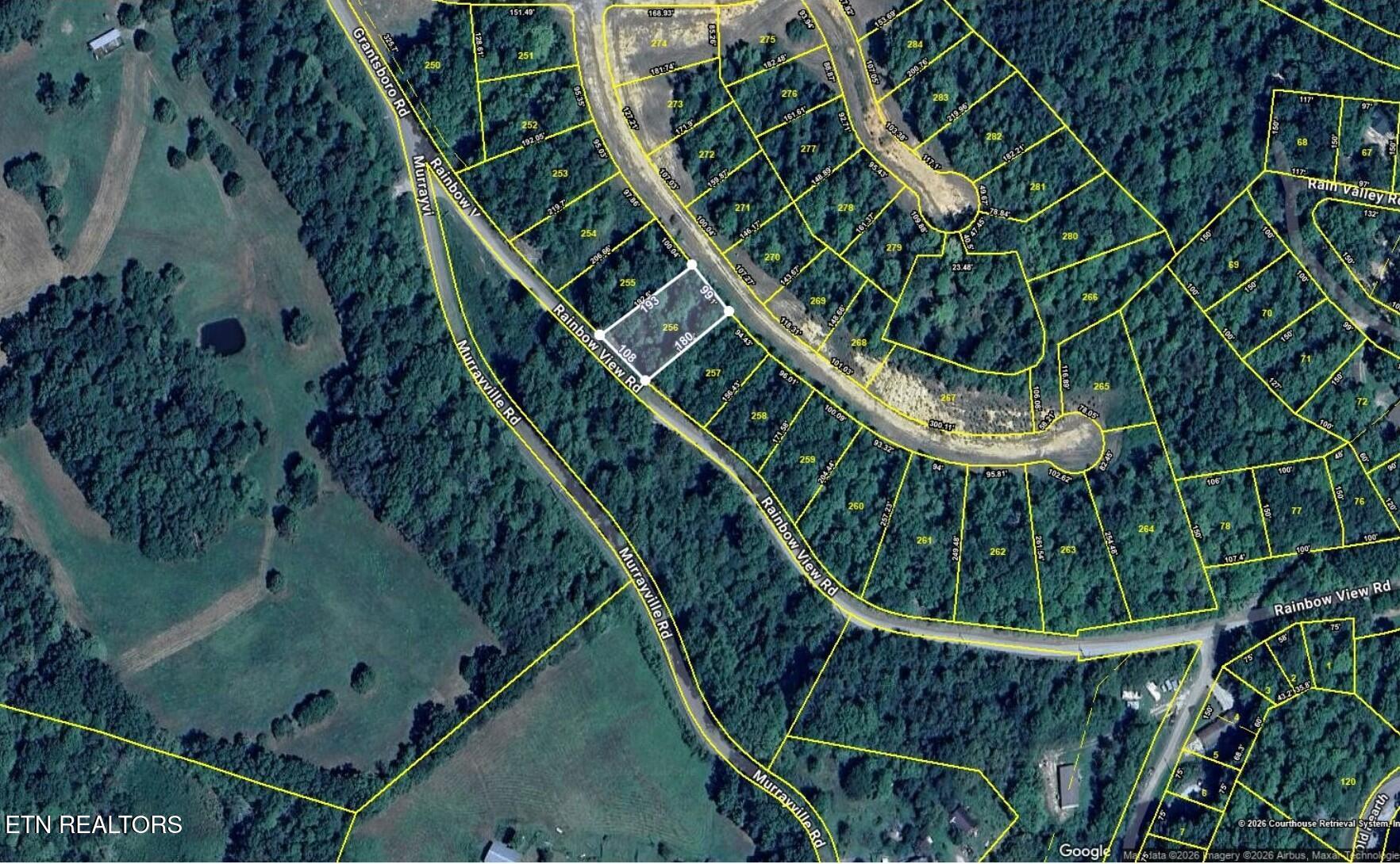 Rainbow View Road Lafollette TN 37766
