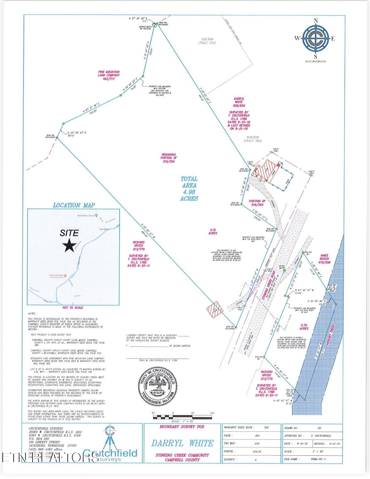 Stinking Creek Road Lafollette TN 37766