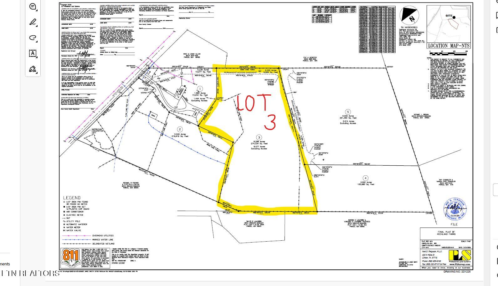 Lot 3 Richland Road Mascot TN 37806