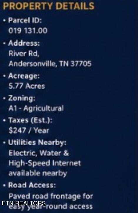 River Road Andersonville TN 37705