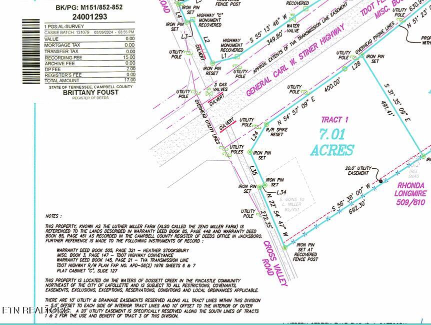 Cross Valley Road Lafollette TN 37766