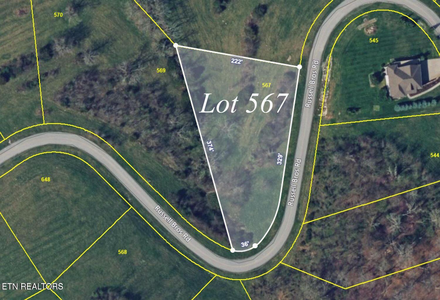 Lot 567 Russell Brothers Road Sharps Chapel TN 37866