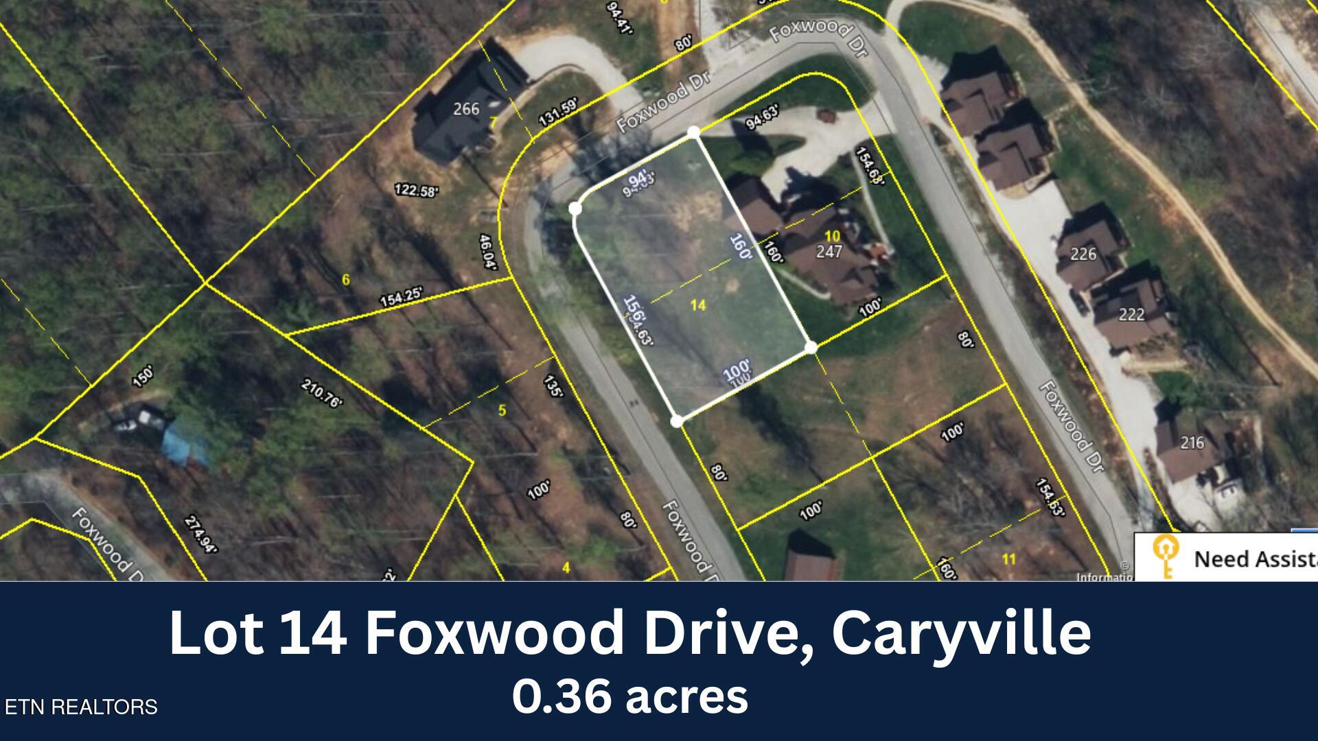 Lot 14 Foxwood Drive Caryville TN 37714