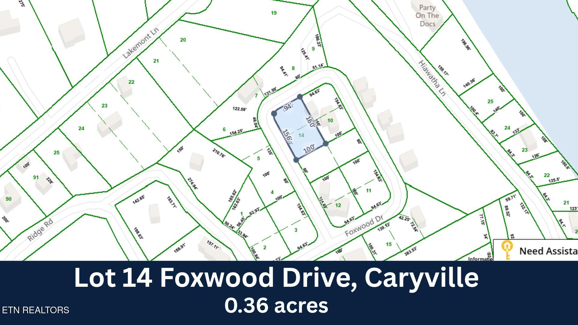 Lot 14 Foxwood Drive Caryville TN 37714