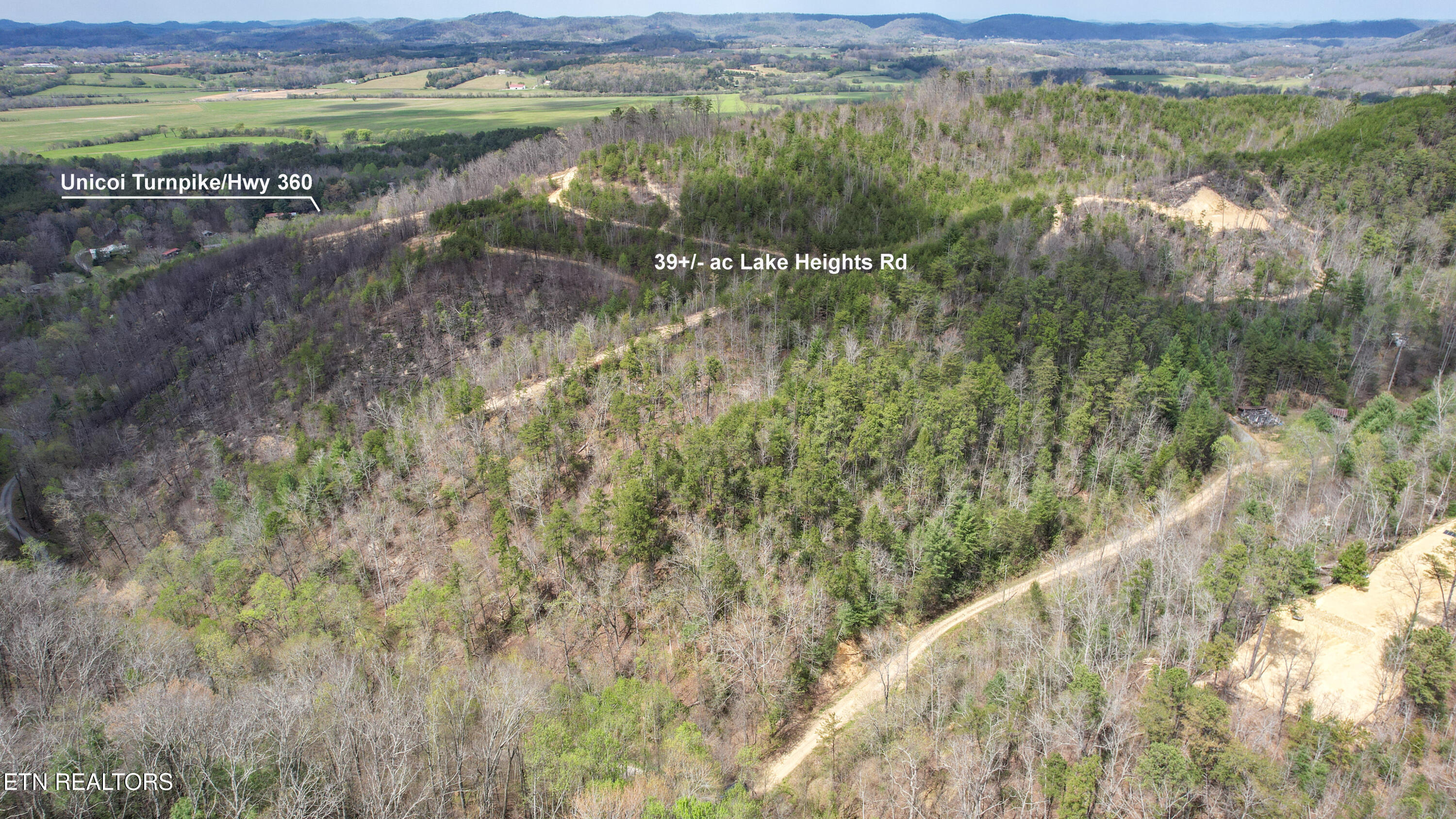 39.02 Ac Lake Heights Road Tellico Plains TN 37385