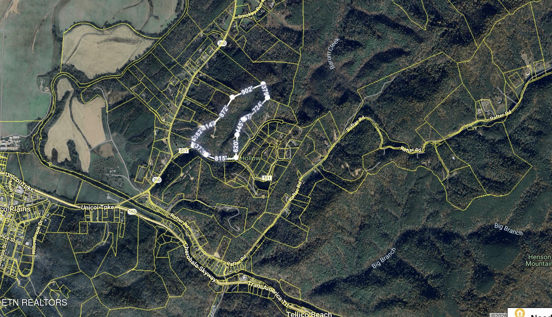 39.02 Ac Lake Heights Road Tellico Plains TN 37385