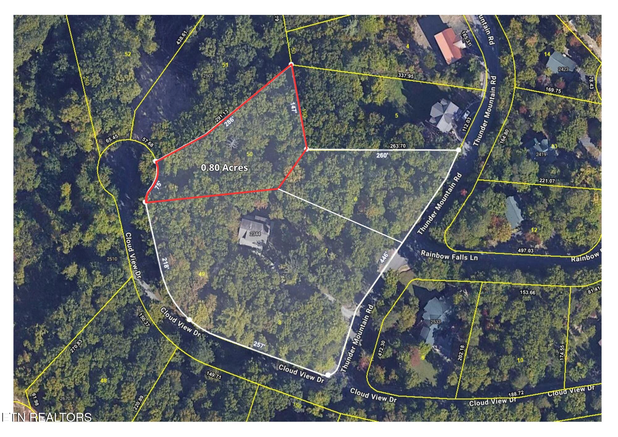 Lot # 50 Cloud View Drive Sevierville TN 37862