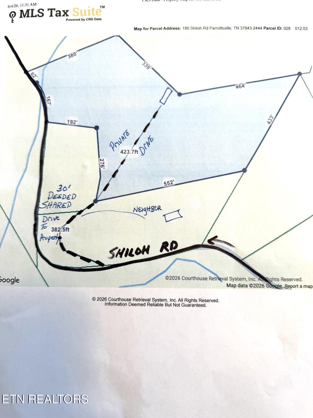 180 Shiloh Road Parrottsville TN 37843