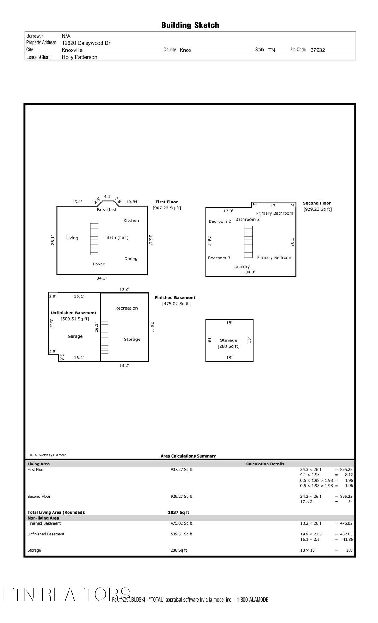 12620 Daisywood Drive Knoxville TN 37932