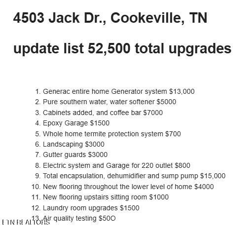 4503 Jack Drive Cookeville TN 38506