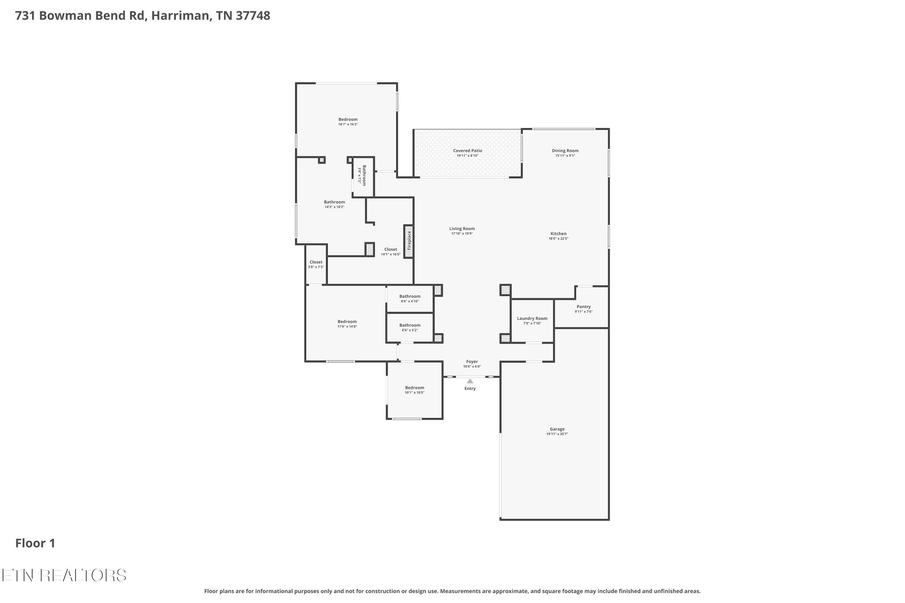 731 Bowman Bend Road Harriman TN 37748