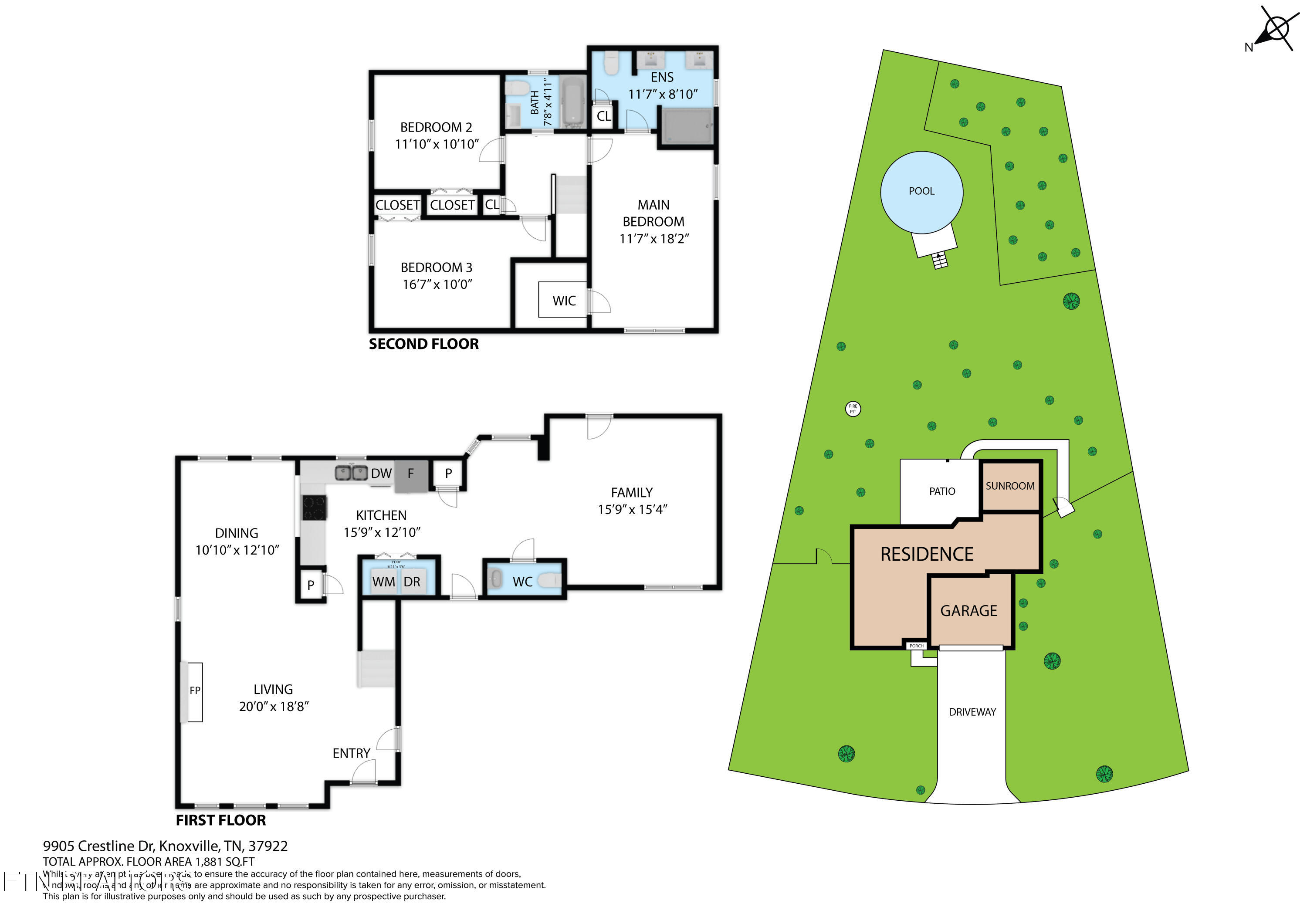 9905 Crestline Drive Knoxville TN 37922