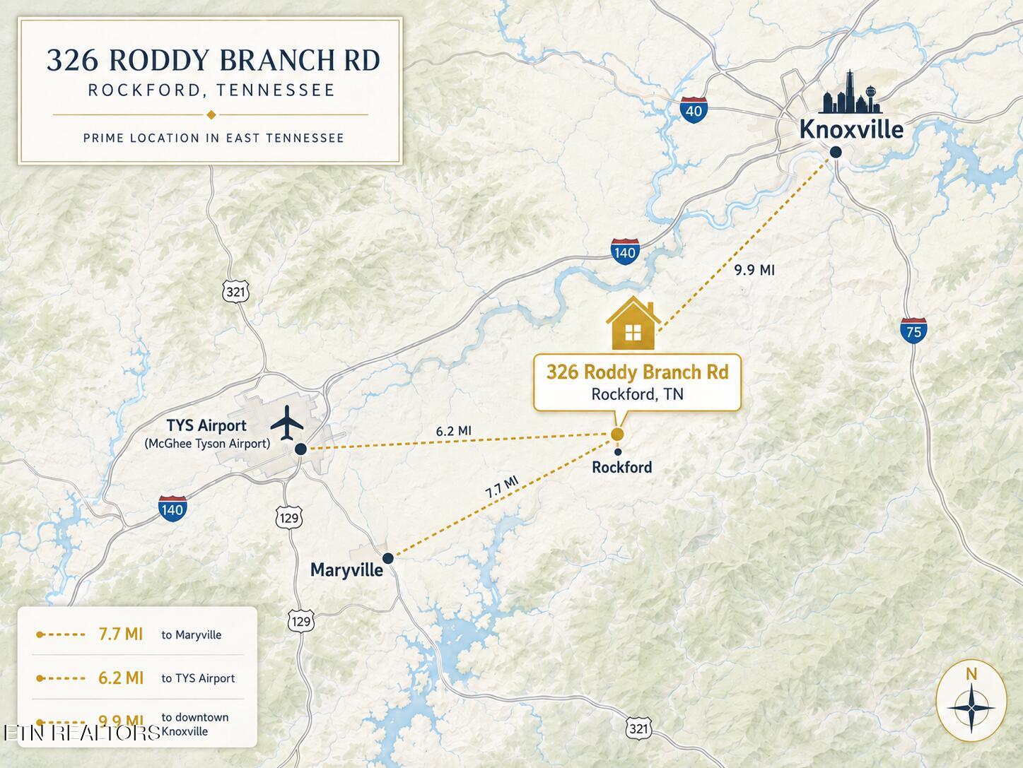 326 Roddy Branch Road Rockford TN 37853