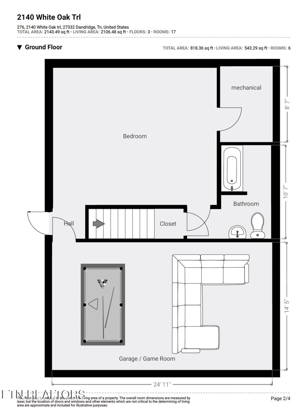 2140 White Oak Trail Dandridge TN 37725
