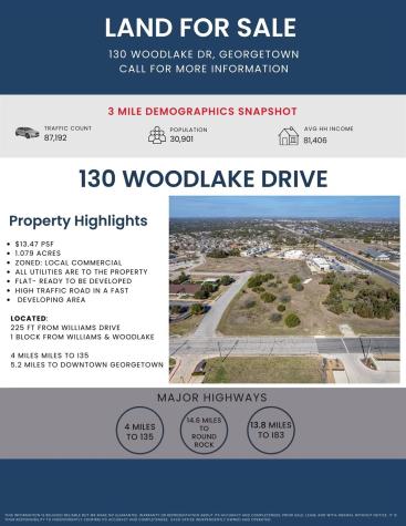 130 Woodlake Drive Georgetown TX 78633