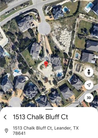 1513 Chalk Bluff Court Leander TX 78641