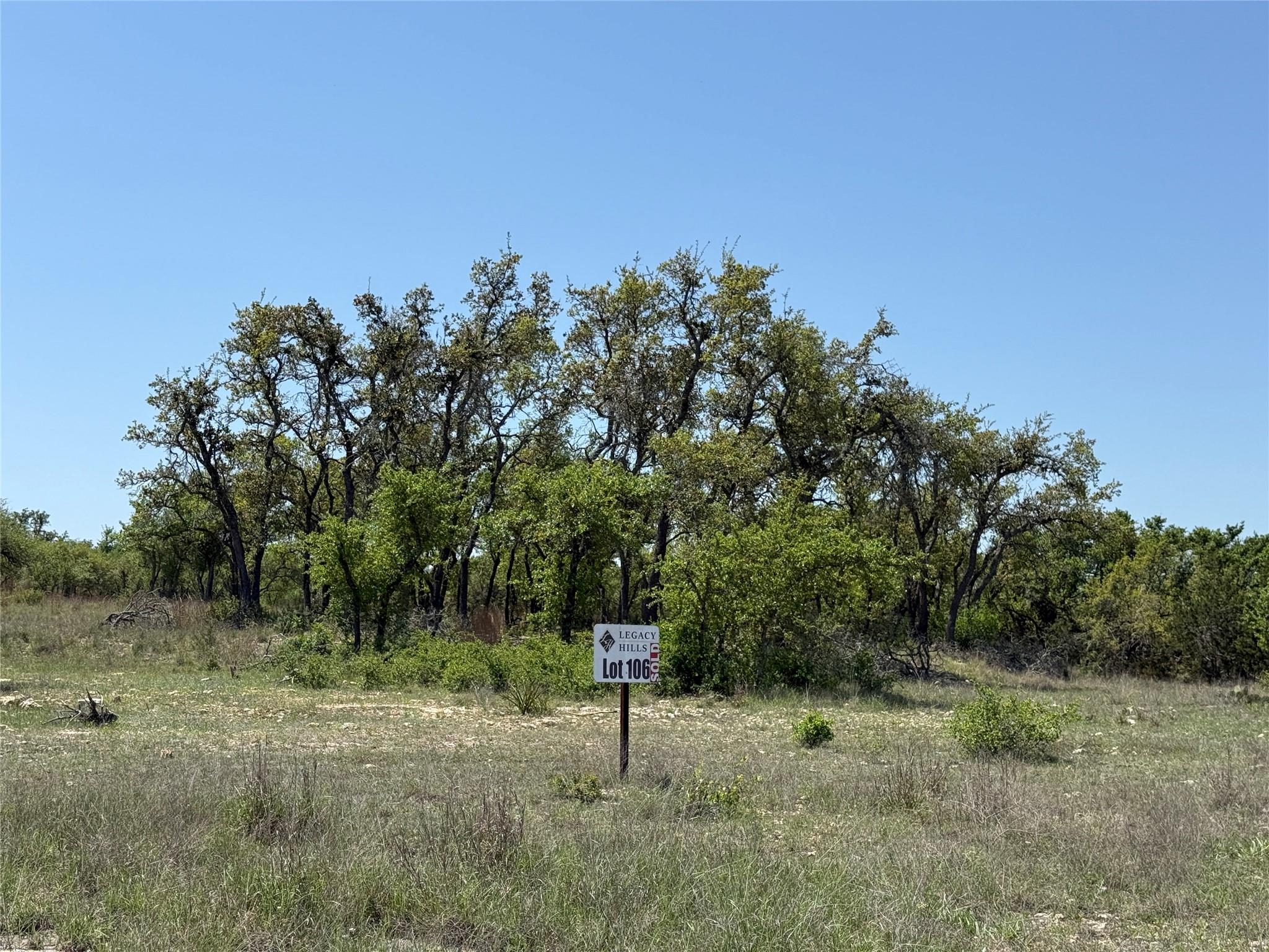 Lot 106 E Flying Owl Drive Johnson City TX 78636