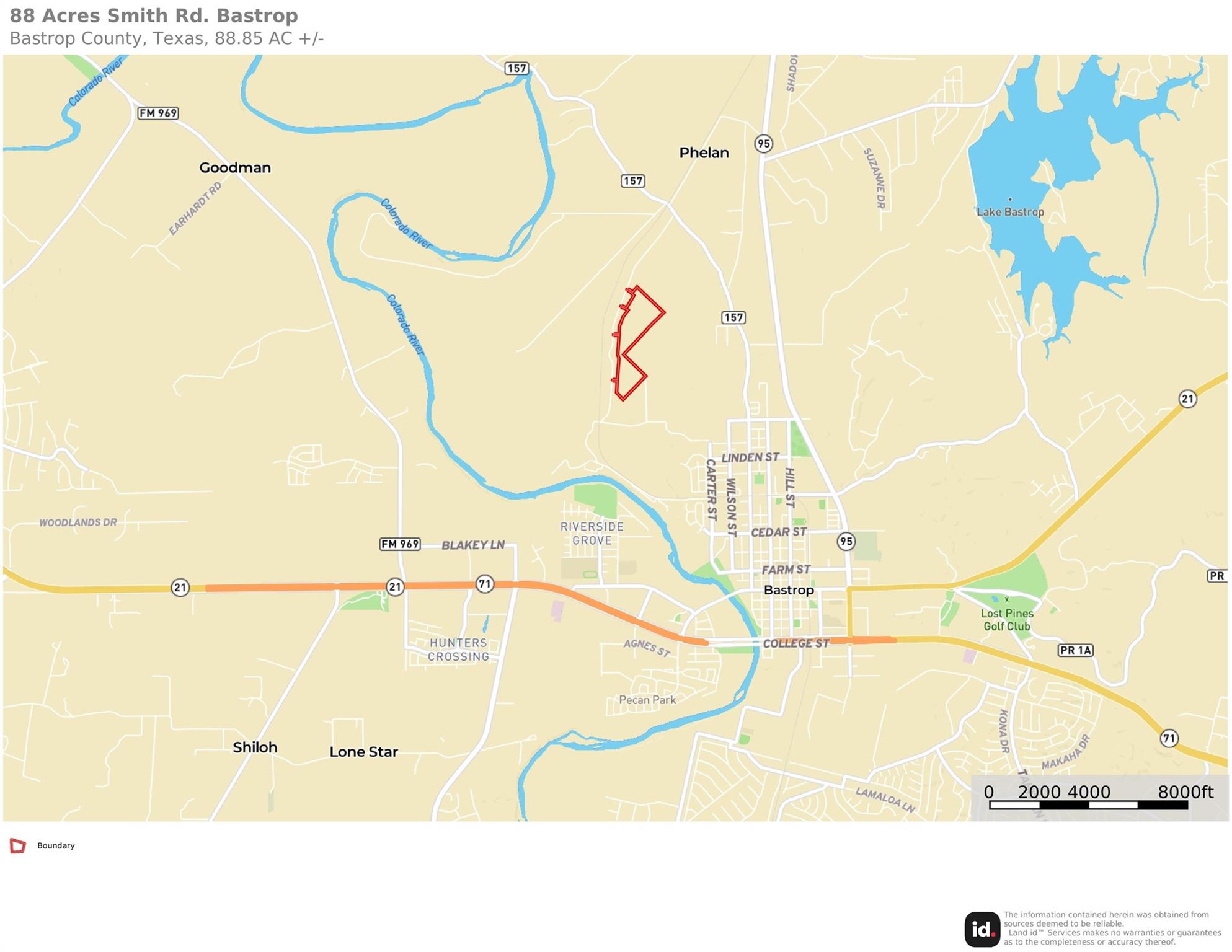 Tbd (88.852 Acres) Smith Road Bastrop TX 78602