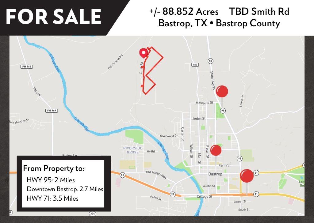 Tbd (88.852 Acres) Smith Road Bastrop TX 78602