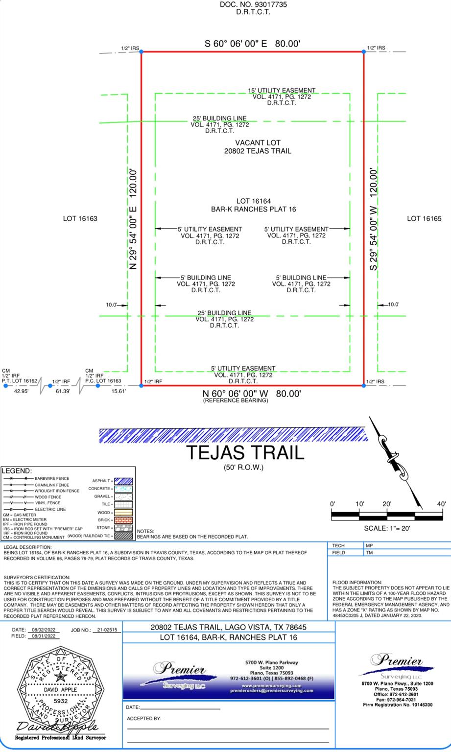 20802 Tejas Trail Lago Vista TX 78645