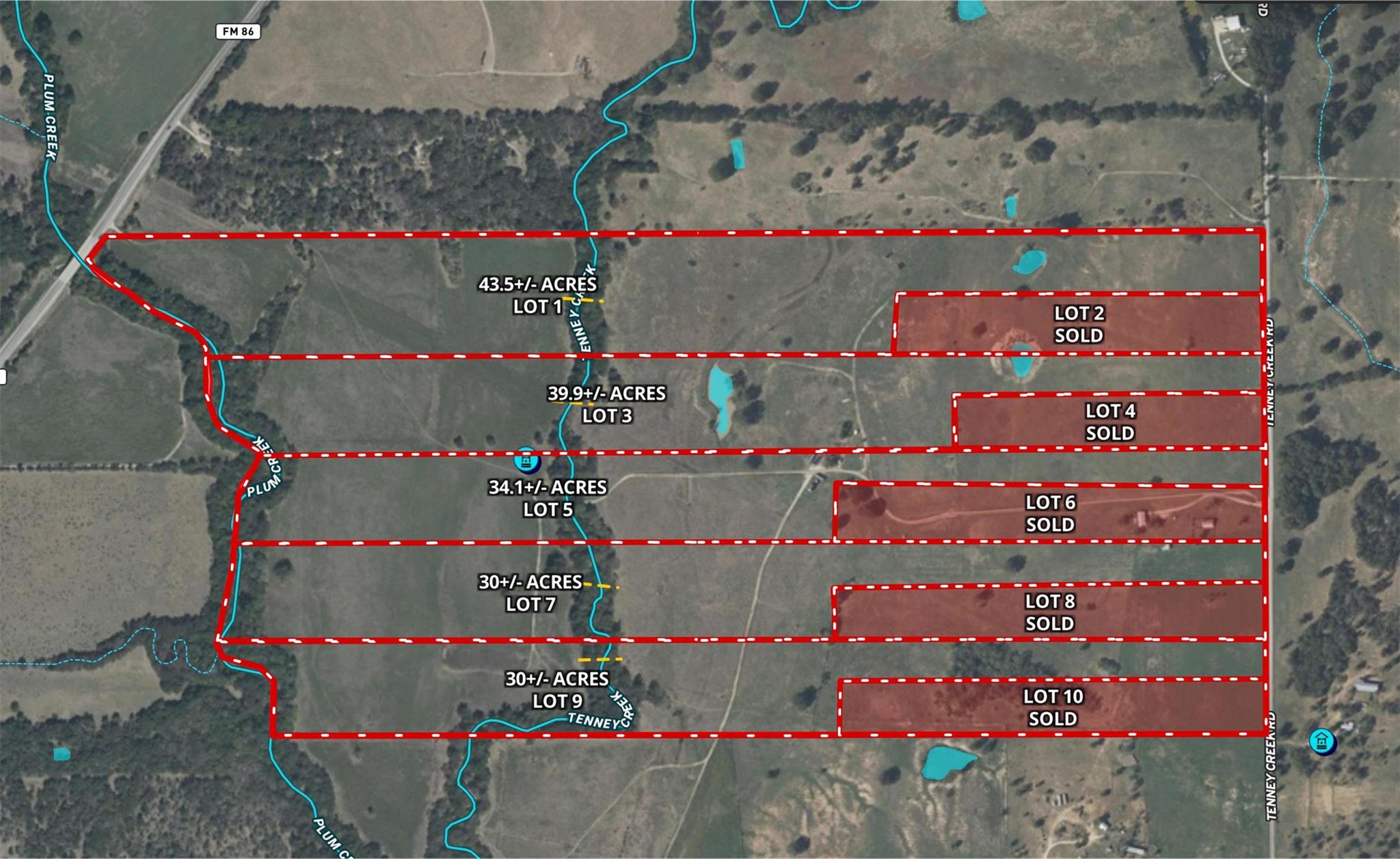 Tbd Lot 7 Tenney Creek Road Dale TX 78616