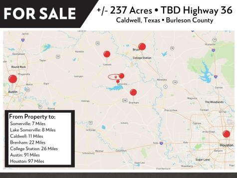 Tbd(+/- 237.91 Ac) Highway 36 S Caldwell TX 77836