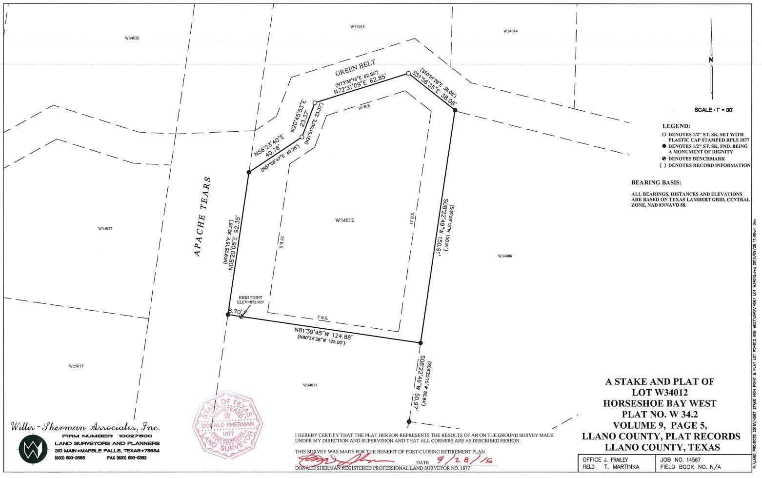 W34012 Apache Tears Horseshoe Bay TX 78657