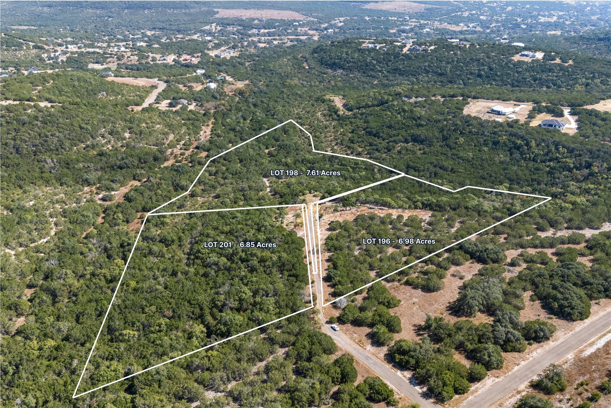 Lots 196-a, 198-a, 201-a Canyon Ridge Court Bertram TX 78605