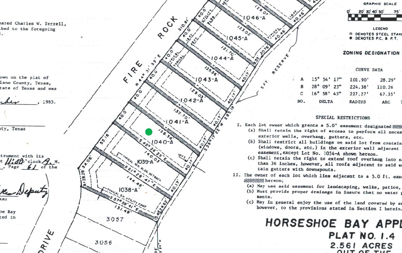 Lot 1040a Fire Rock Horseshoe Bay TX 78657