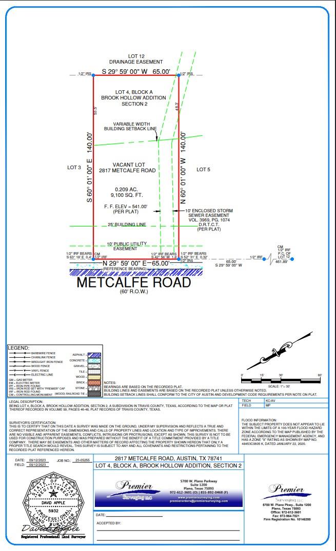 2817 Metcalfe Road Austin TX 78741