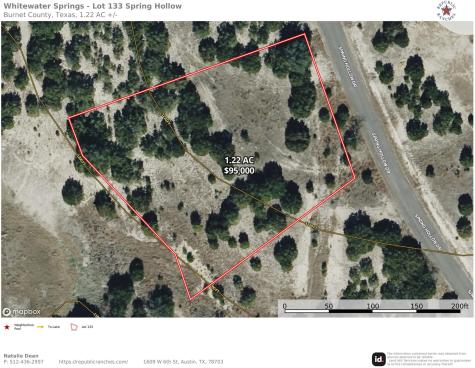 Lot 133 Spring Hollow Drive Bertram TX 78605