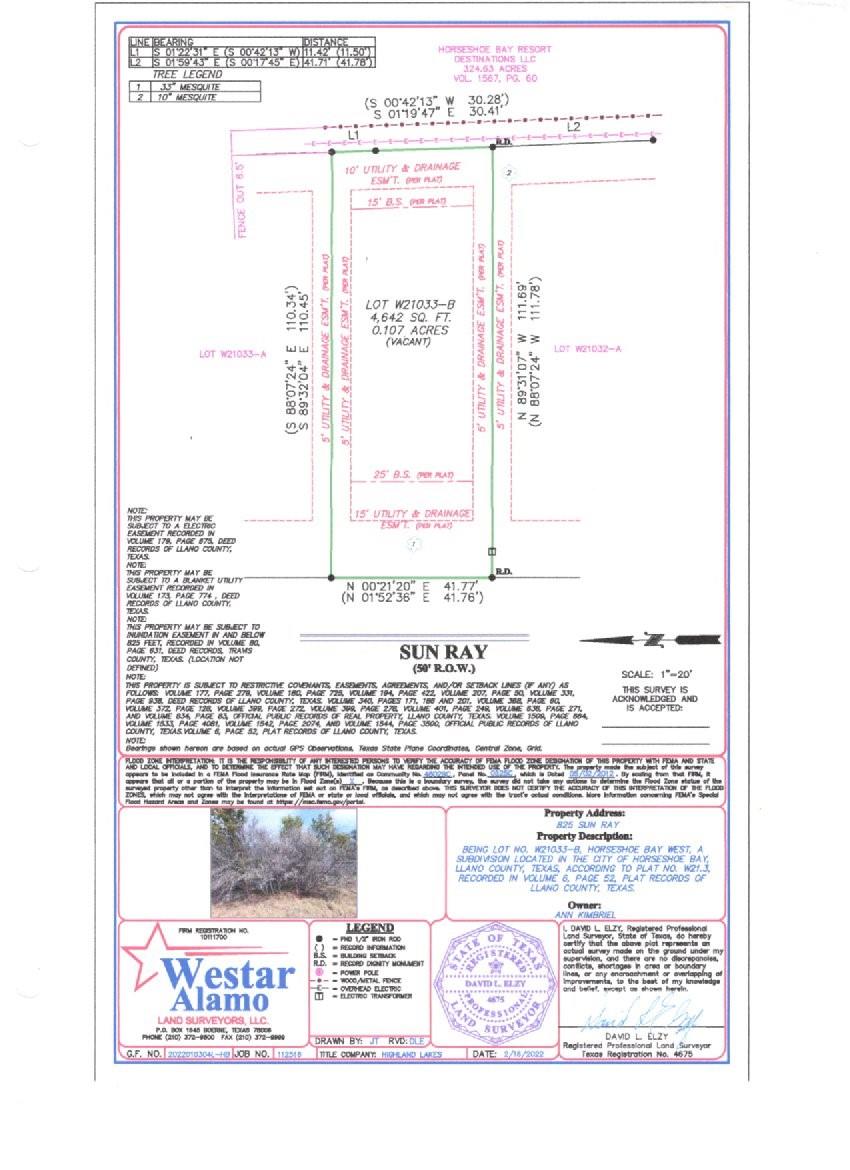 825 Sun Ray Horseshoe Bay TX 78657