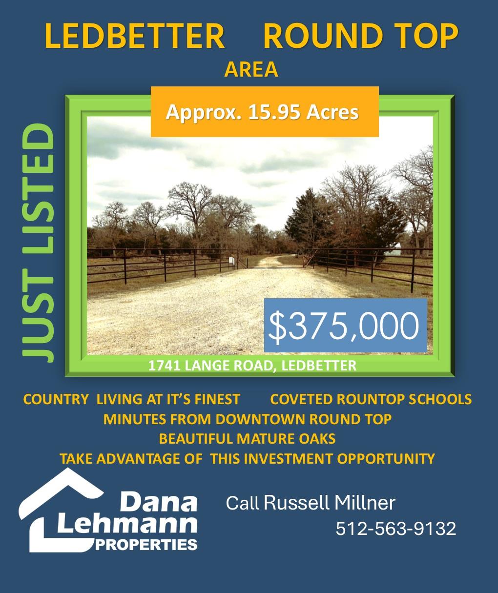 1741 Lange Road Ledbetter TX 78946