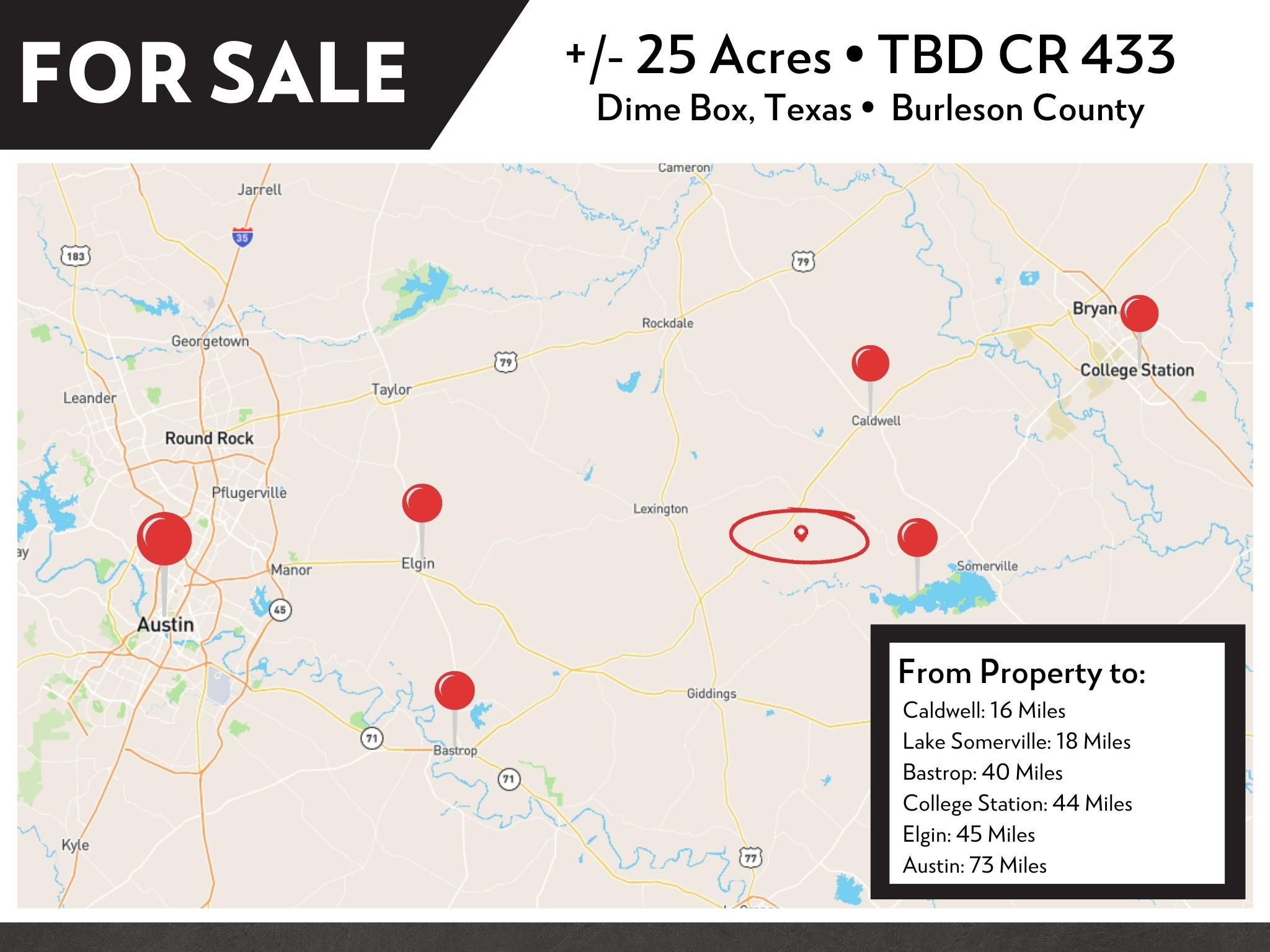 Tbd County Road 433 Dime Box TX 77853
