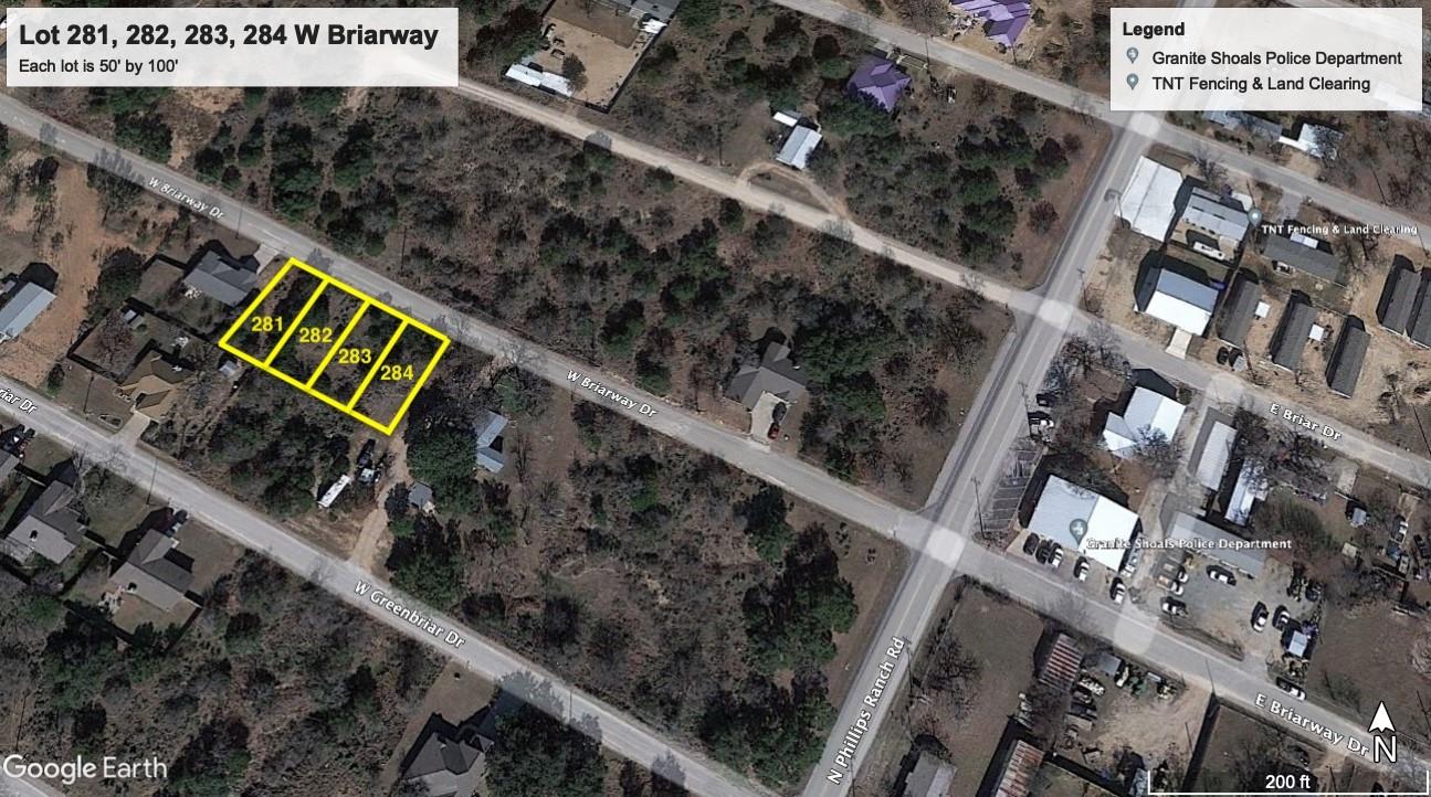 Lot 283 & 284 Briarway Drive Granite Shoals TX 78654