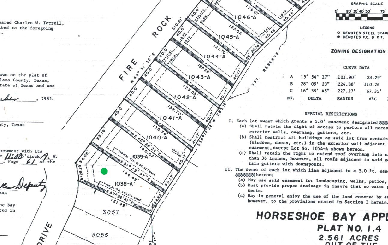 Lot 1038a Fire Rock Horseshoe Bay TX 78657
