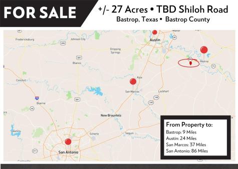 Tbd (27 Acres) Shiloh Road Bastrop TX 78602