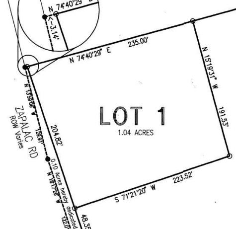 Tbd Lot 1 Zapalac Road Smithville TX 78957