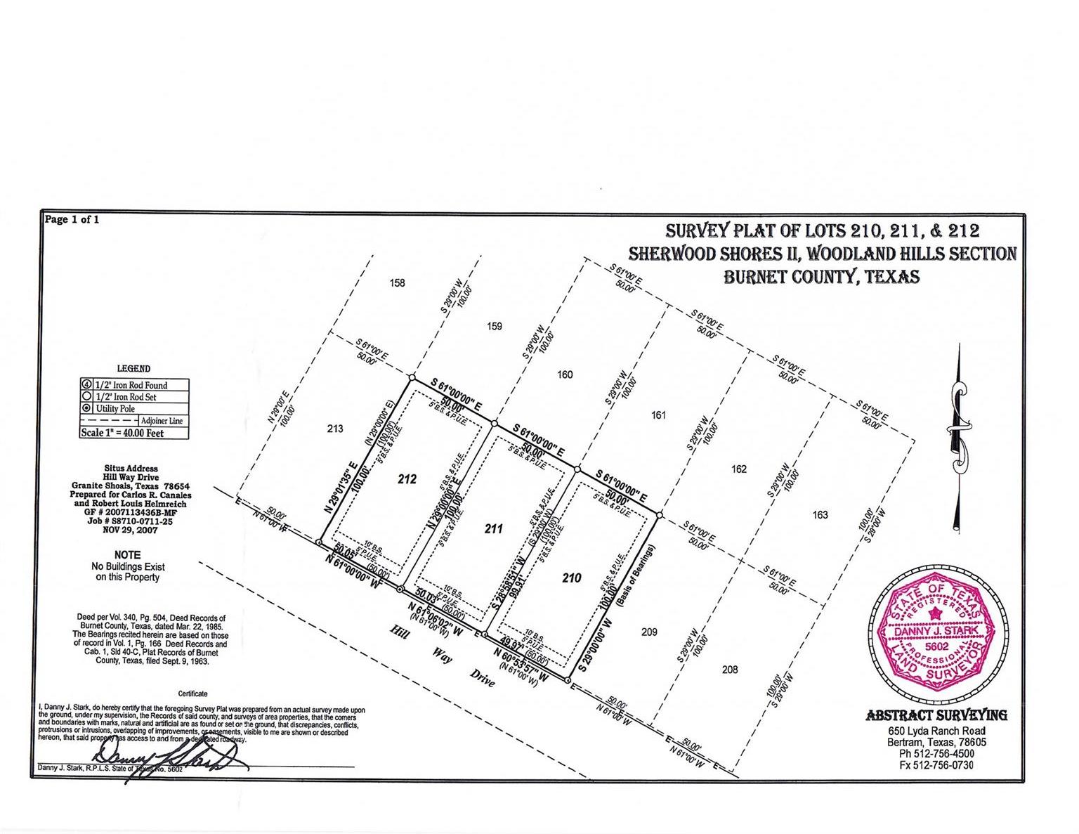 Tbd Hill Way Drive Granite Shoals TX 78654