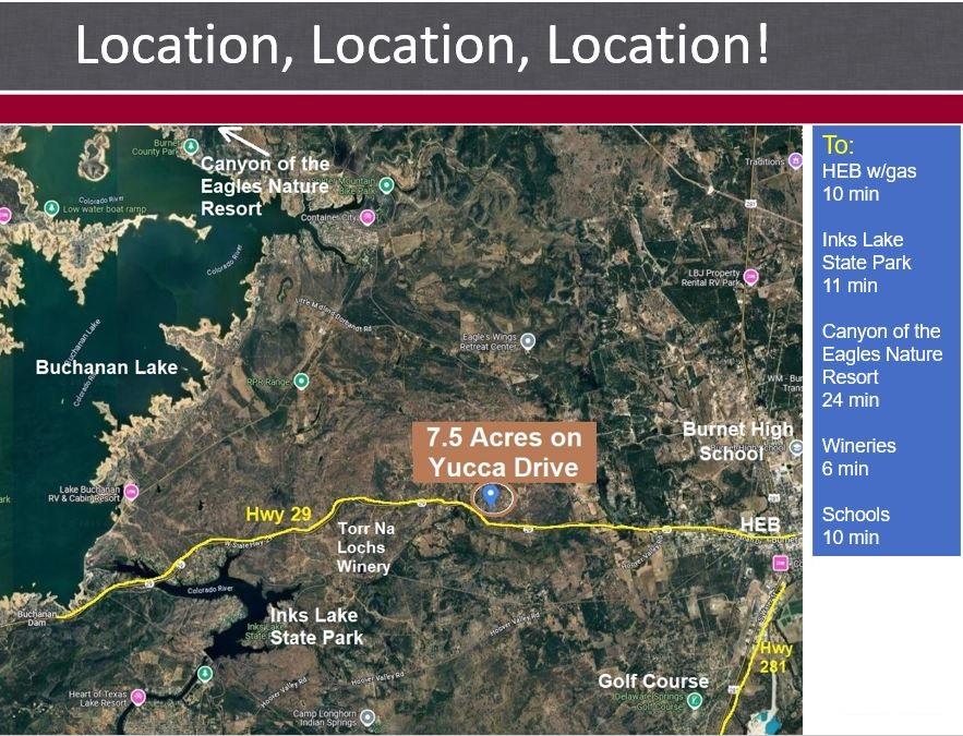 221 Yucca And Adjoining Lot Drive Burnet TX 78611
