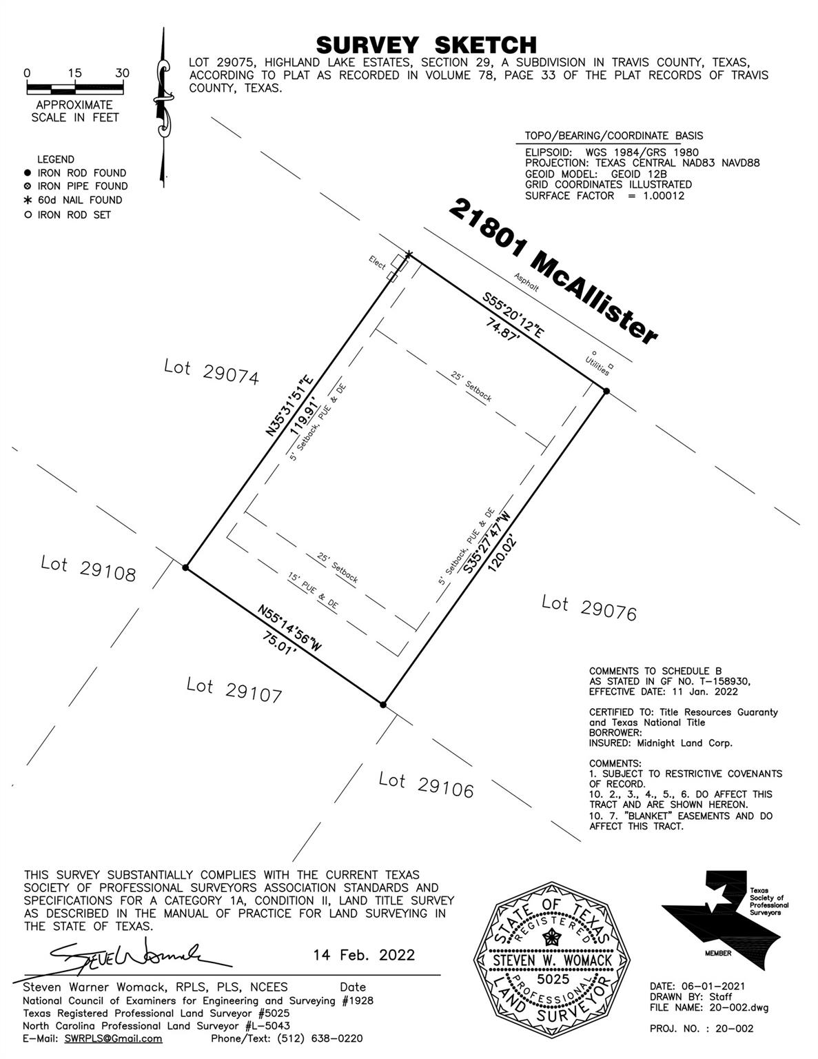 21801 Mcallister Circle Lago Vista TX 78645