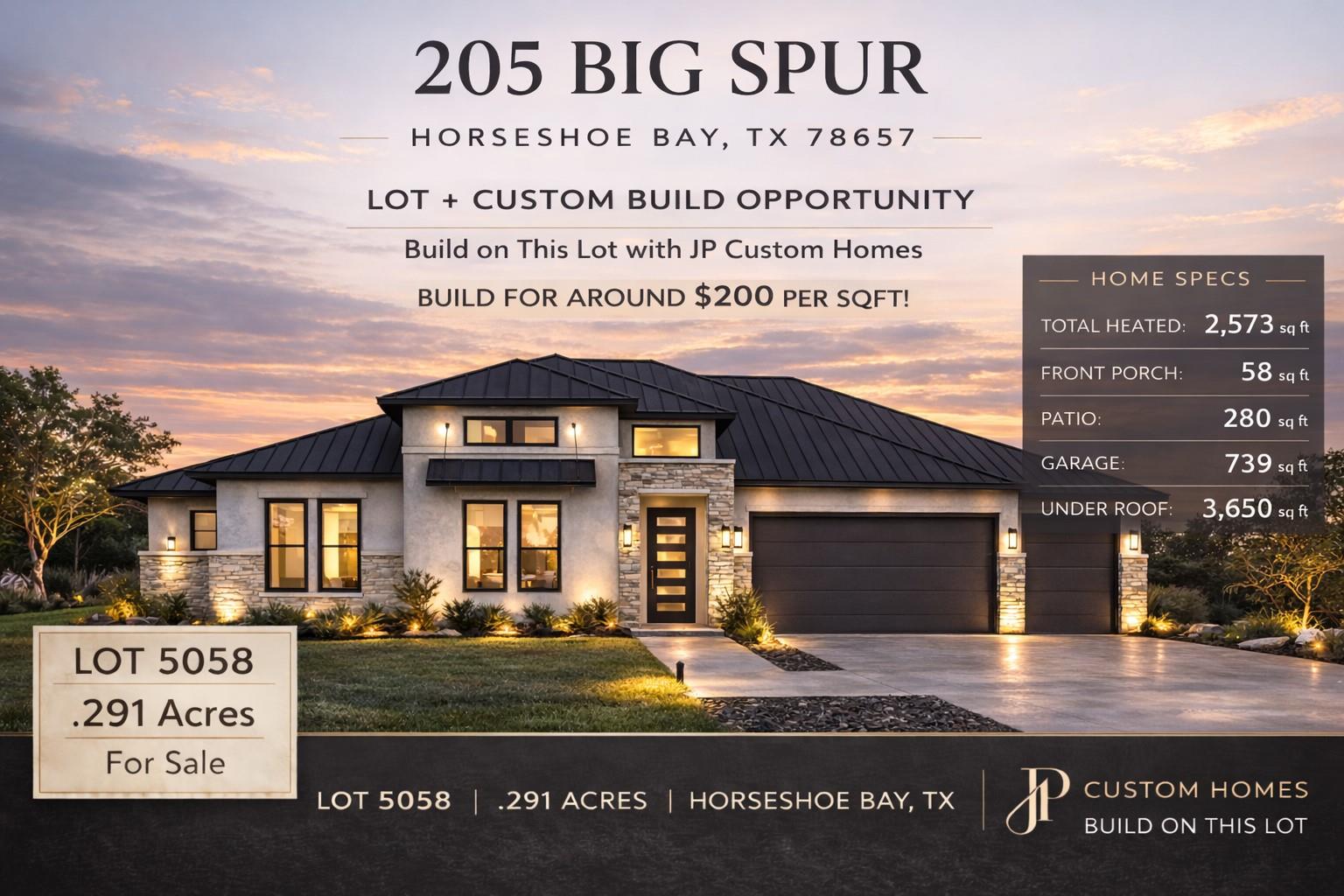 205 Big Spur Horseshoe Bay TX 78657