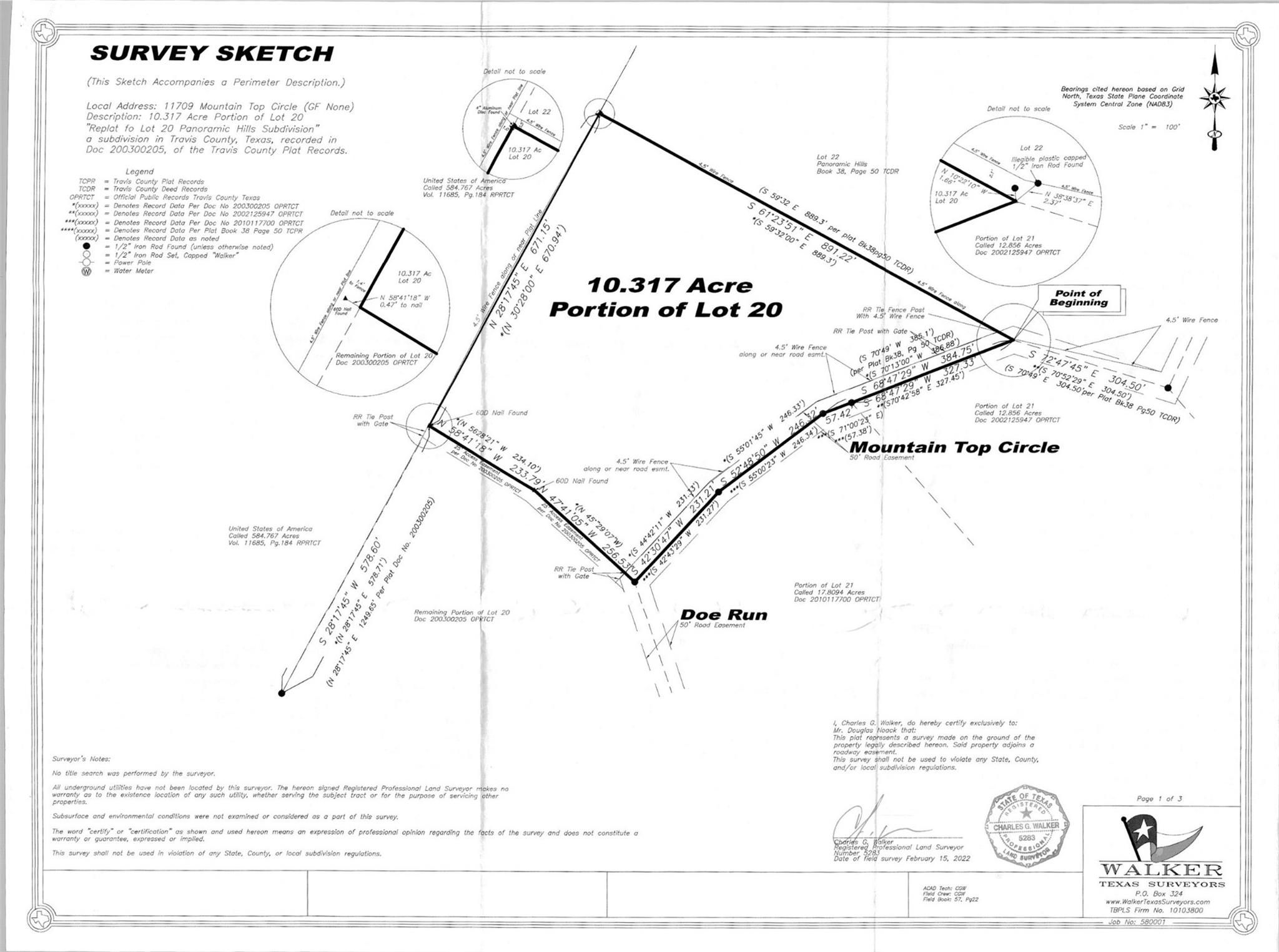 11709 Mountain Top Circle Lago Vista TX 78645