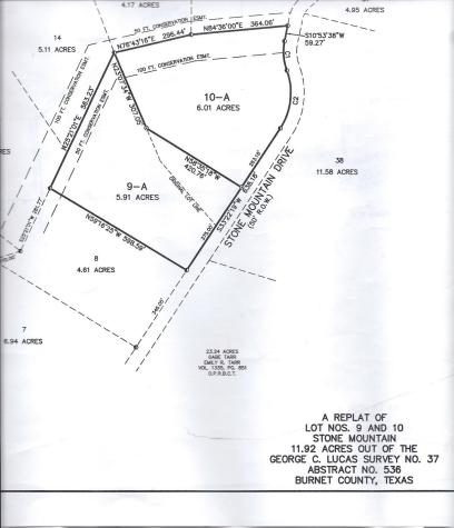 Lot 8 & 9 Stone Mountain Drive Marble Falls TX 78654