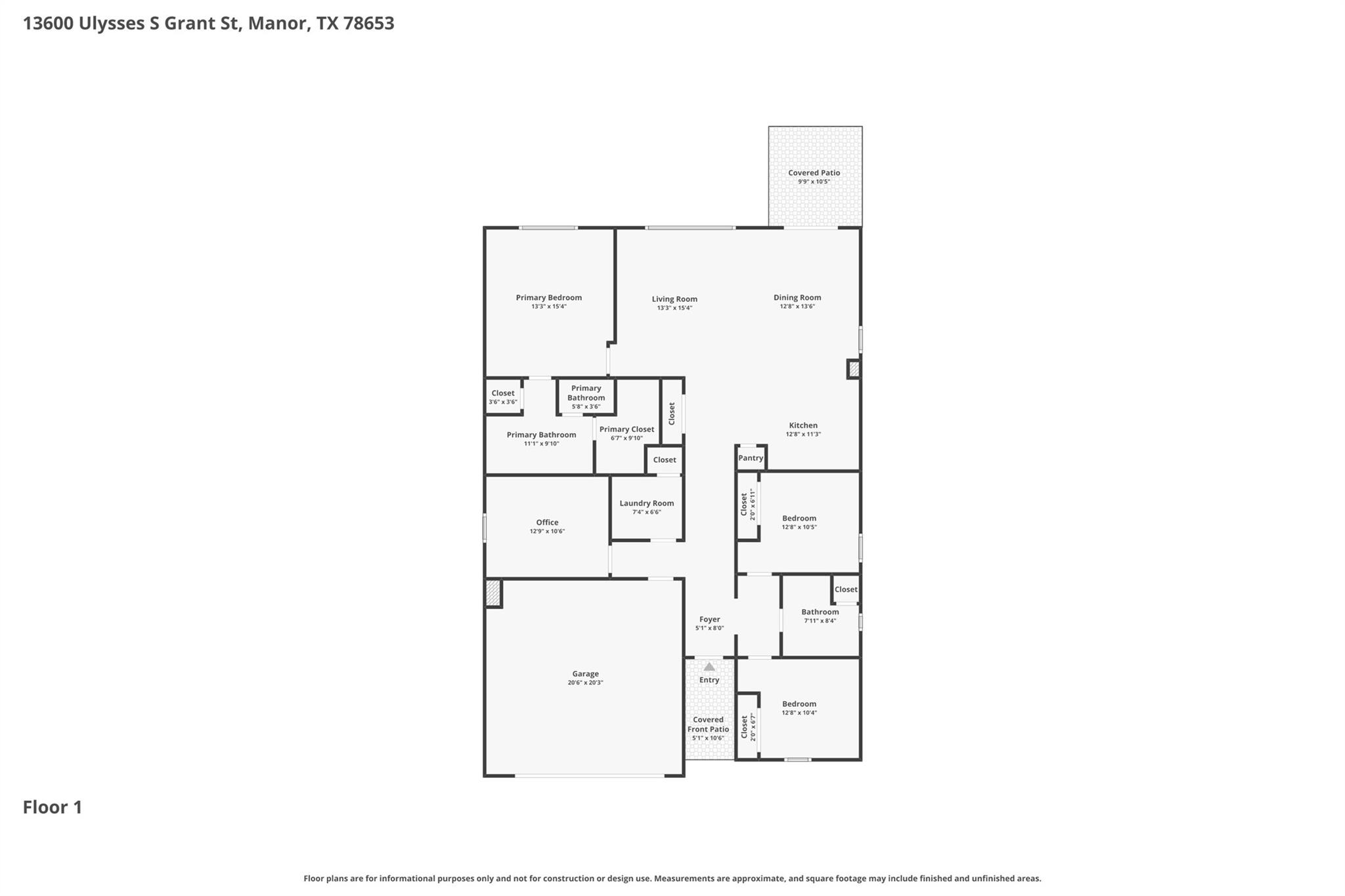 13600 Ulysses S Grant Street Manor TX 78653