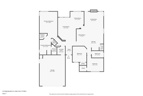 2714 Big Meadow Drive Cedar Park TX 78613