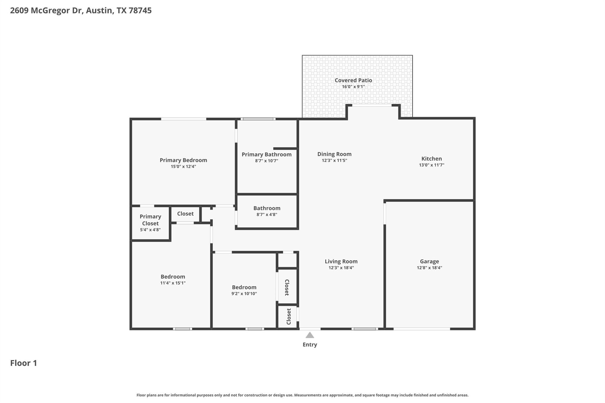 2609 Mcgregor Drive Austin TX 78745