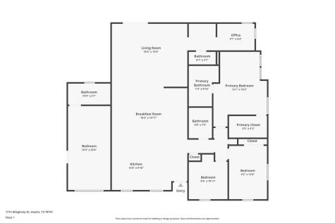 1712 Alleghany Drive Austin TX 78741