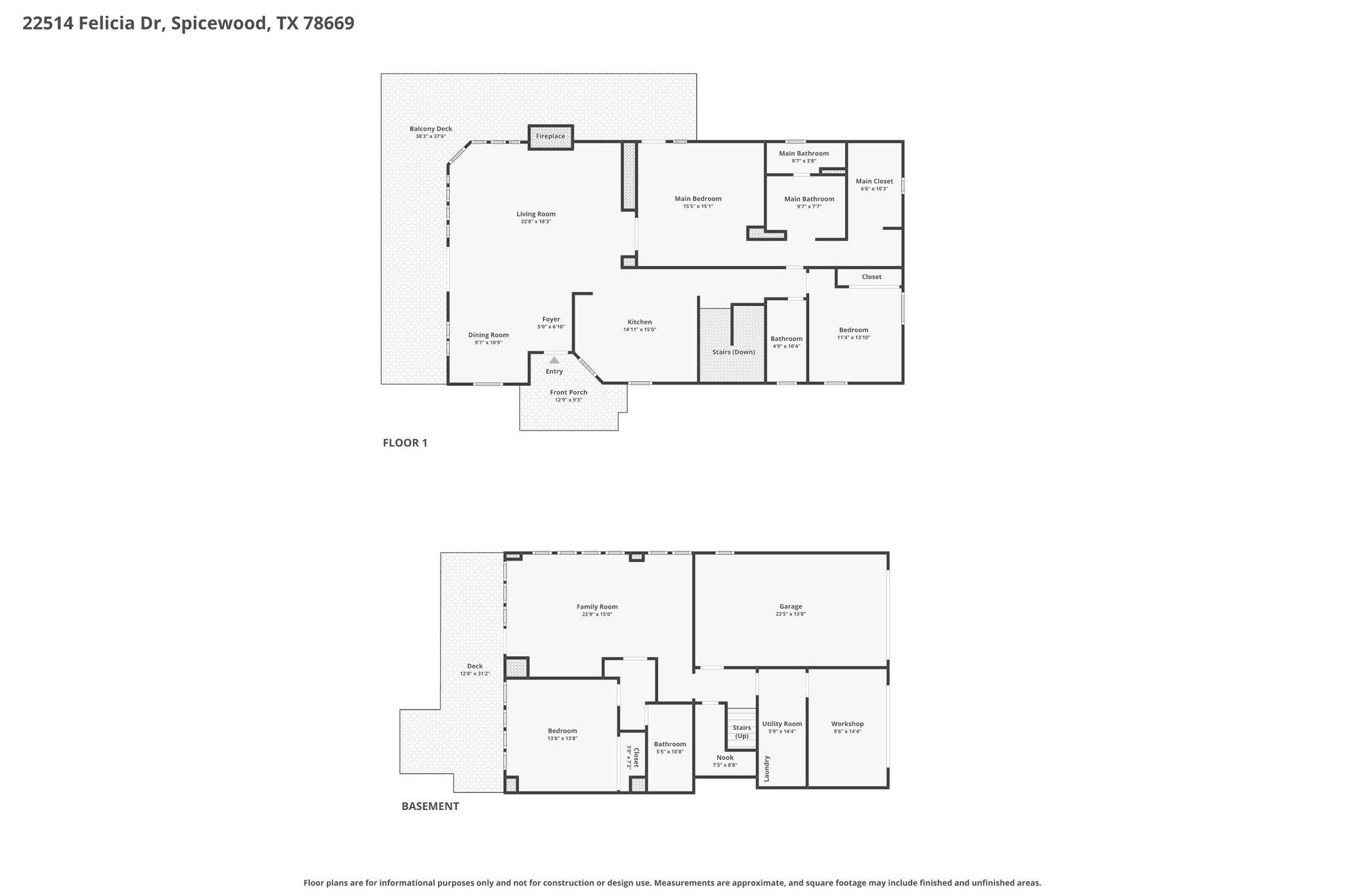 22514 Felicia Drive Spicewood TX 78669