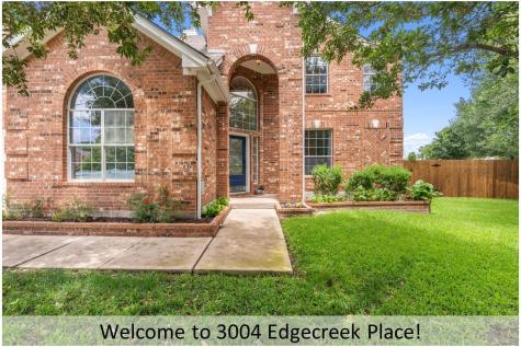 3004 Edgecreek Place Round Rock TX 78681